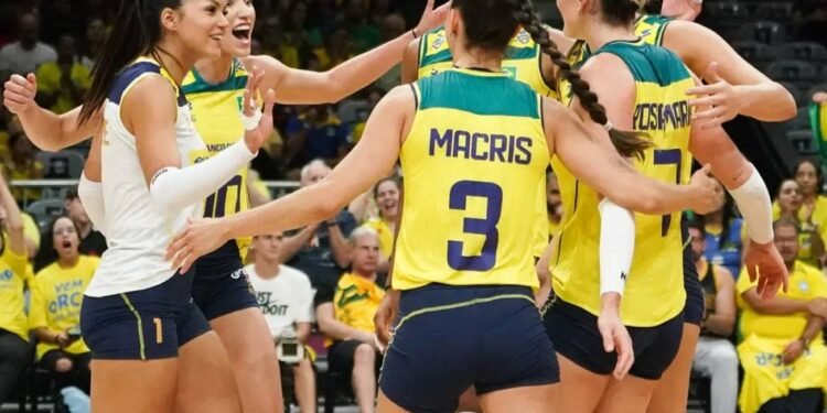 Brasil derrota Canadá na estreia da Liga das Nações Feminina