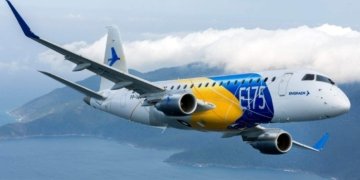 Embraer-E175 © Divulgação I Via Embraer