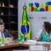 Governador do Piaui, Rafael Fonteles e Luciana Santos conversam sobre o projeto, em Brasília © Agência Gov I Via MCTI