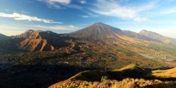 Monte Rinjani, na Indonésia - Divulgação I Via Rinjani National Park