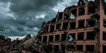 Destruição em Kiev capital da Ucrânia © Jade Koroliuk I Via Unsplash