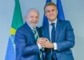 lula conversa por telefone com o presidente da frança, emmanuel macron © ricardo stuckert i via pr