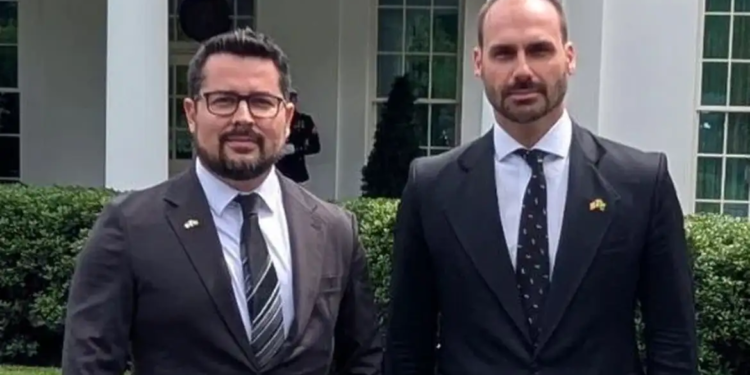 eduardo bolsonaro e paulo figueiredo © bolsonarosp i via x