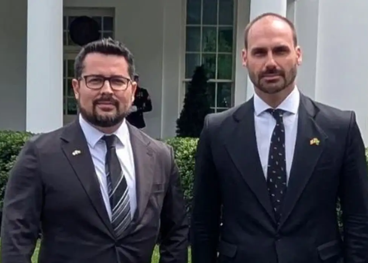 eduardo bolsonaro e paulo figueiredo © bolsonarosp i via x