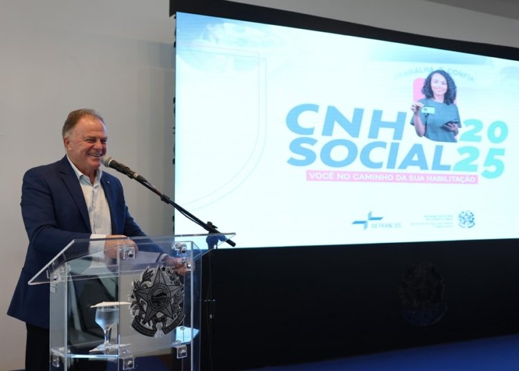 lançamento do cnh social 2025 © mateus fonseca i via governo es