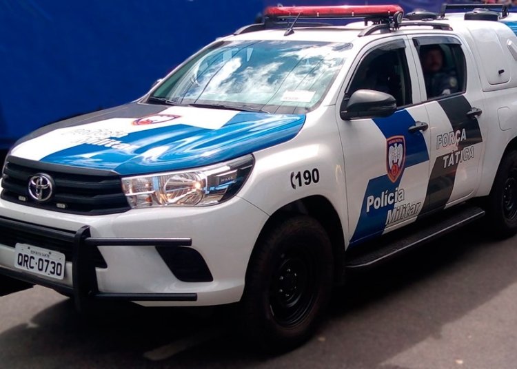 a equipe da força tática da 13ª companhia independente © divulgação i via pmes