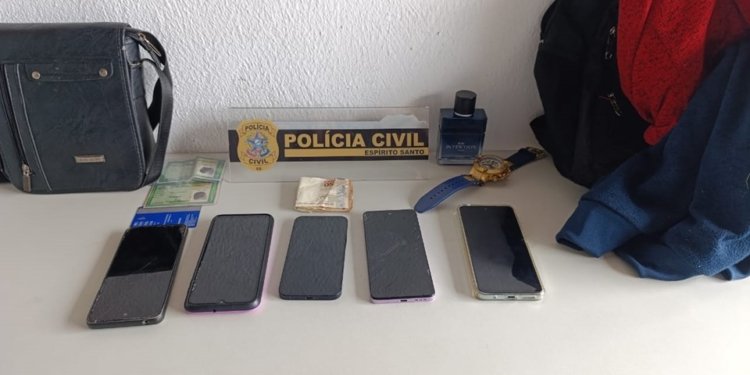 Homem é preso com seis celulares furtados durante a Operação Ponto Final na Serra
