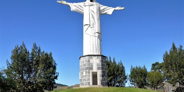 monumento do cristo redentor de guaçuí © divulgação i via prefeitura de guaçuí