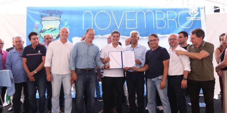 ricardo ferraço autoriza pacote de obras e investimentos no município de ibatiba © guilherme pagotto i via governo es