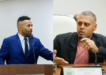 Vereador Wesley Andrade Costa (MDB) e o Vereador Sidimar Souza da Silva (NOVO) © Divulgação I Via Câmara de Ibatiba