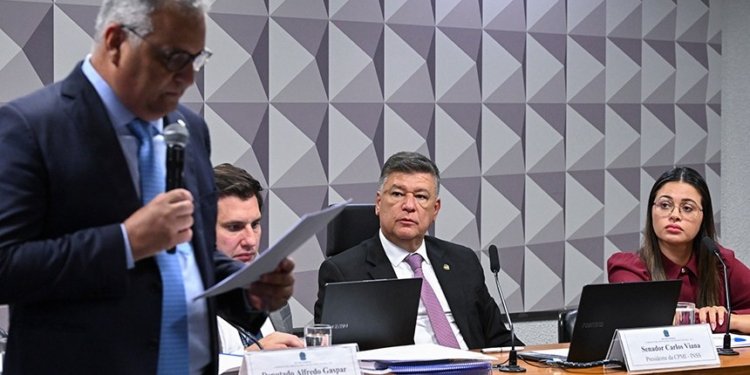 Depoimento da empresária Ingrid Pikinskeni na CPMI do INSS © Carlos Moura I Via Agência Senado
