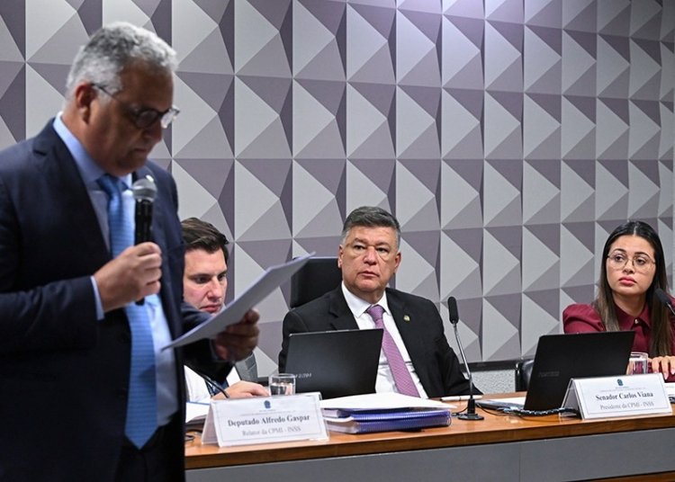 Depoimento da empresária Ingrid Pikinskeni na CPMI do INSS © Carlos Moura I Via Agência Senado
