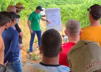 dia de campo sobre tecnologias para aumentar a produtividade do café reúne 180 participantes em iconha © seag es