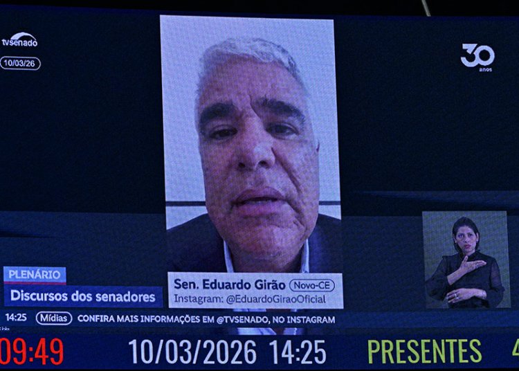 Girão defende anistia para envolvidos em atos de 8 de janeiro em discurso no Senado