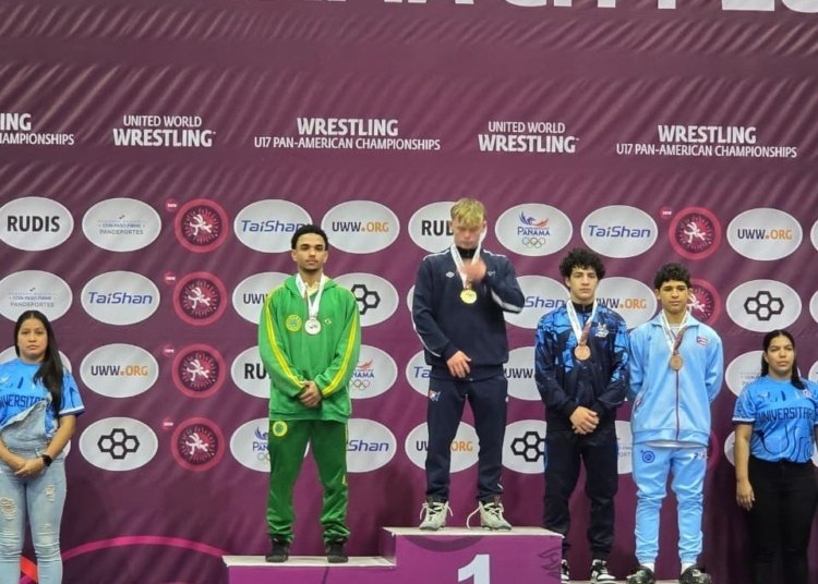 Capixaba Ryan Freire, destaque brasileiro, conquista prata no Pan-americano de Wrestling