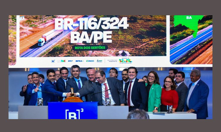 Consórcio 116 Sertões assume rodovias entre Bahia e Pernambuco após vencer leilão na B3