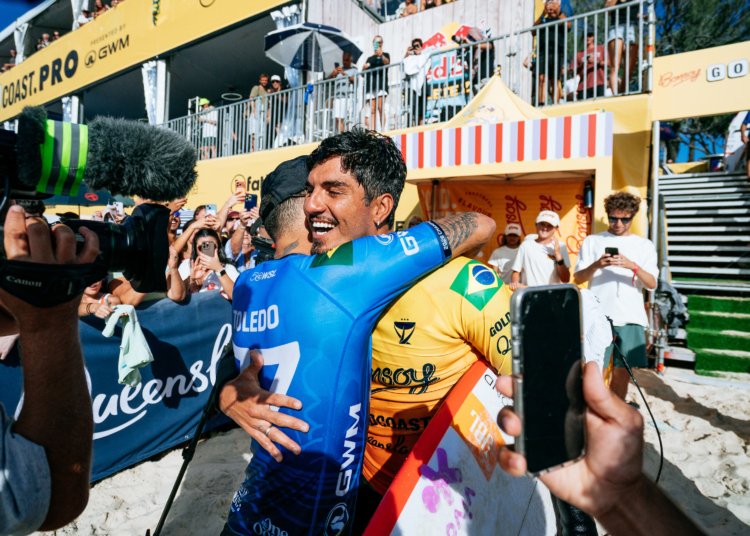 Medina, filipinho e alejo avançam na estreia da WSL em raglan