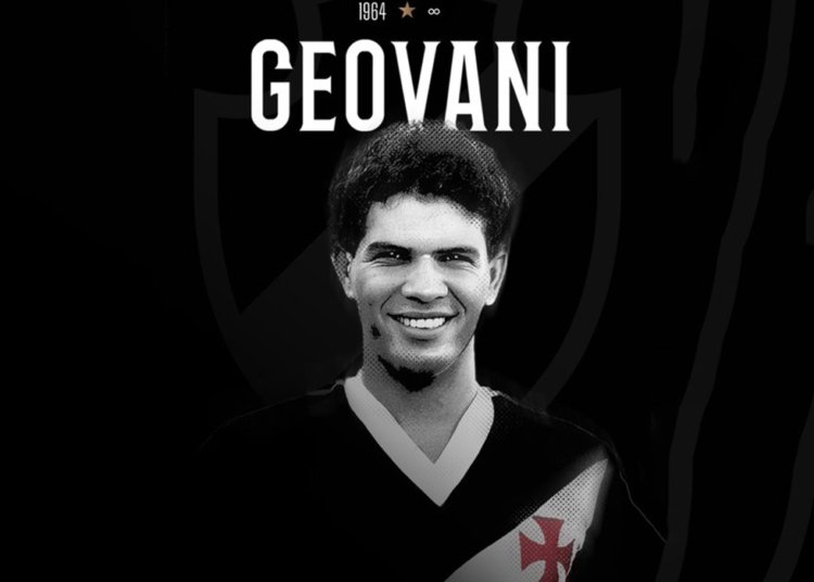 Morre geovani silva, ídolo do vasco e eterno "pequeno príncipe", aos 62 anos