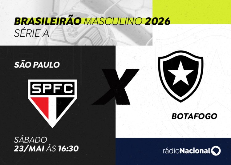 Rádio nacional transmite o duelo entre São Paulo e botafogo pelo brasileirão