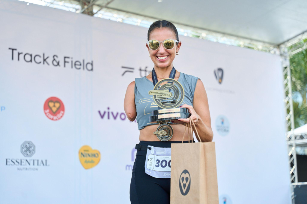 samantha irineu, 2º lugar feminino na categoria pcd. foto vitor machado