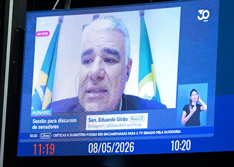 Senador Eduardo Girão solicita suspeição de Nunes Marques em caso do Banco Master