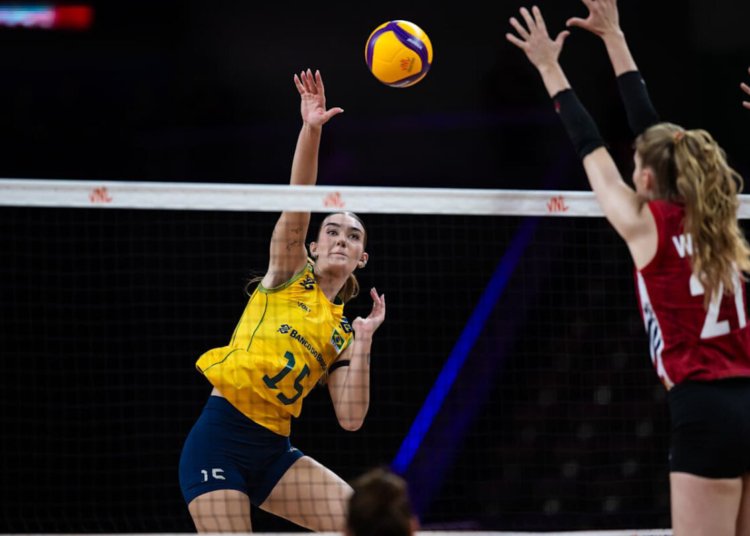 Brasil perde invencibilidade para a Alemanha e deixa o topo da Liga das Nações de vôlei