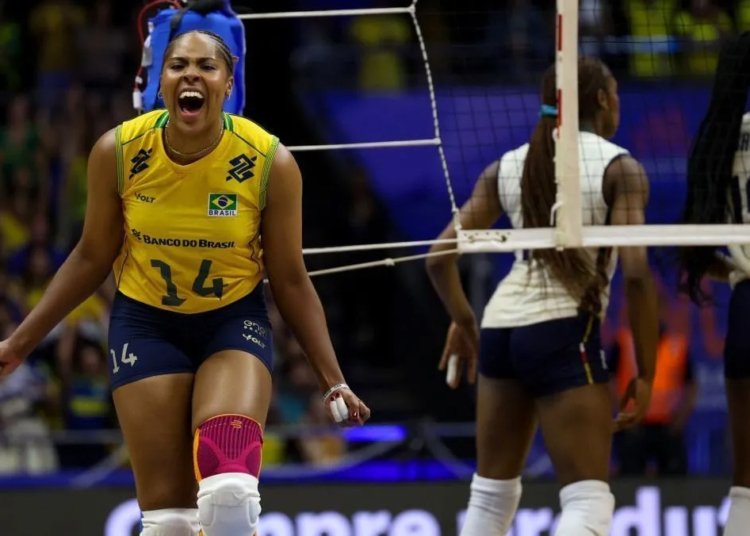 Brasil supera invencibilidade italiana de 39 jogos e vence por 3 sets a 2 na Liga das Nações