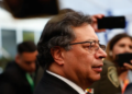 o presidente da colômbia, gustavo petro, fala à imprensa na 19° reunião de cúpula do g20, no museu de arte moderna. foto fernando frazãoagência brasil