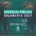 Orçamento 2027 do Espírito Santo: sua voz pelas redes ou presencialmente