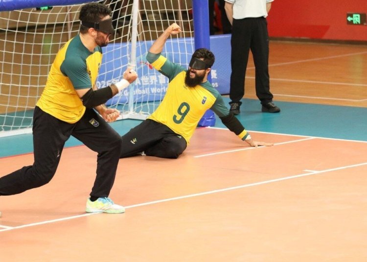 Seleção brasileira de goalball avança à semifinal do Mundial na China e busca o tetra