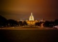 U.S. capitol Hill during nighttime