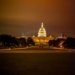 U.S. capitol Hill during nighttime