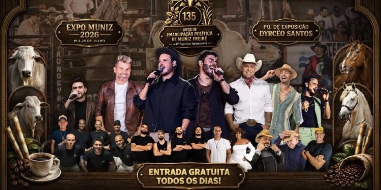 Muniz Freire prepara grande festa pelos 135 anos do município
