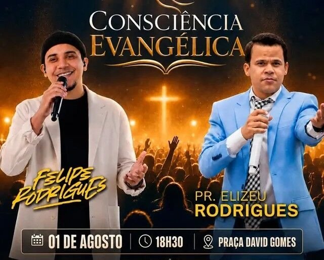 Ibatiba celebra o Dia da Consciência Evangélica com noite de louvor na Praça David Gomes
