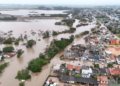 Alerta vermelho de tempestades impõe risco de inundações em municípios do Rio Grande do Sul