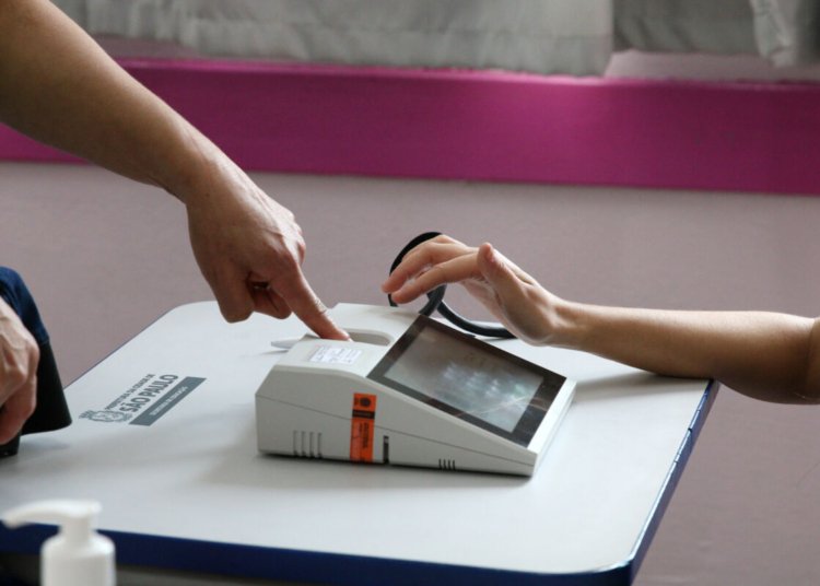 Biometria marca presença nas seções de votação em todo o país para reforçar a segurança
