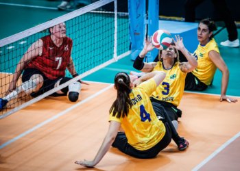 Brasil perde para os Estados Unidos e fica com o vice no Mundial de Vôlei Sentado