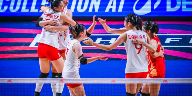 China elimina Estados Unidos da Liga das Nações de vôlei e alcança as semifinais em Macau