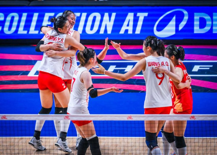 China elimina Estados Unidos da Liga das Nações de vôlei e alcança as semifinais em Macau