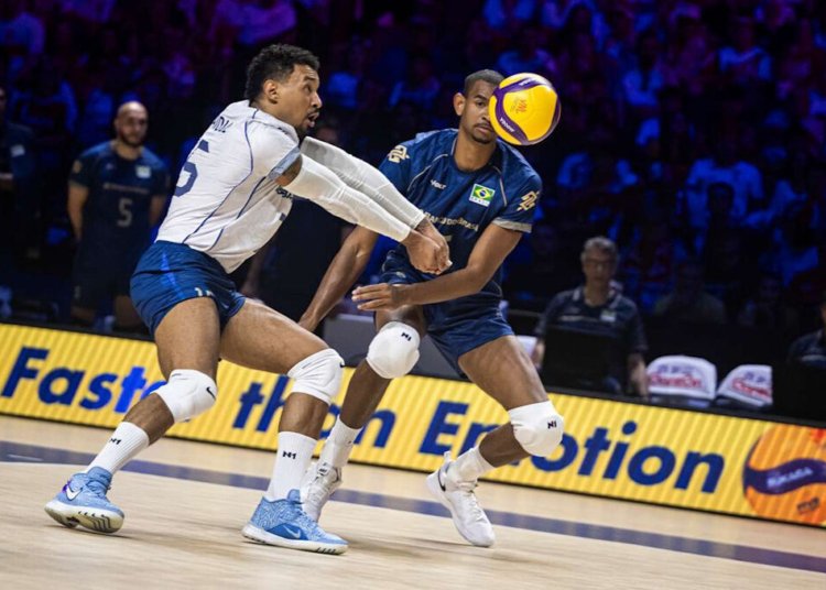 Vôlei masculino do Brasil flerta com queda inédita após ser atropelado pela Polônia