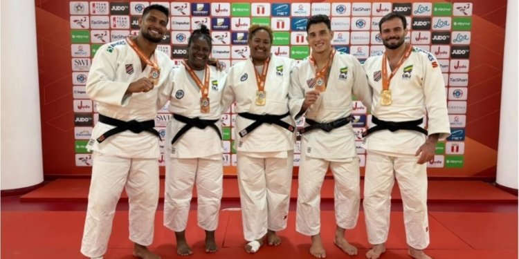 Brasil conquista liderança geral do Grand Prix de judô em Lima com 11 medalhas