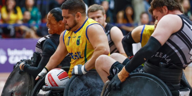 Brasil vence Nova Zelândia e se despede do Mundial de Rúgbi em cadeira de rodas em 11º lugar