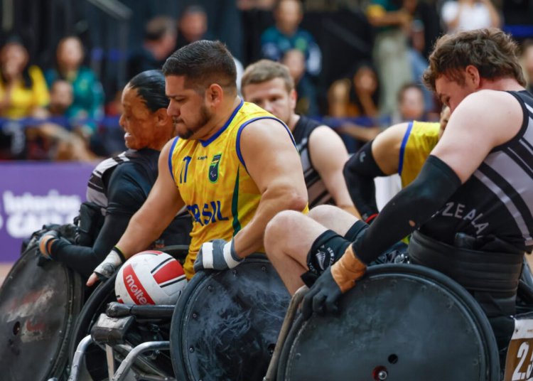 Brasil vence Nova Zelândia e se despede do Mundial de Rúgbi em cadeira de rodas em 11º lugar