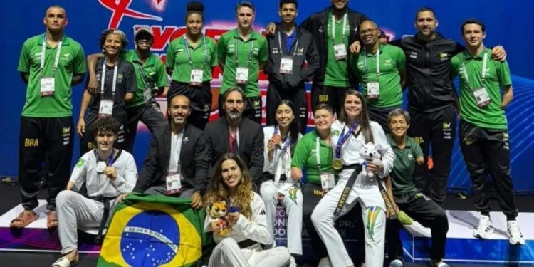 Brasil conquista quatro medalhas no Grand Prix de parataekwondo em Muju