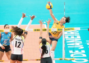 Brasil estreia com vitória dominante sobre a Venezuela no Sul-Americano de vôlei feminino