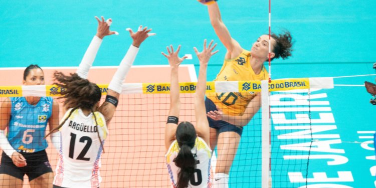 Brasil estreia com vitória dominante sobre a Venezuela no Sul-Americano de vôlei feminino