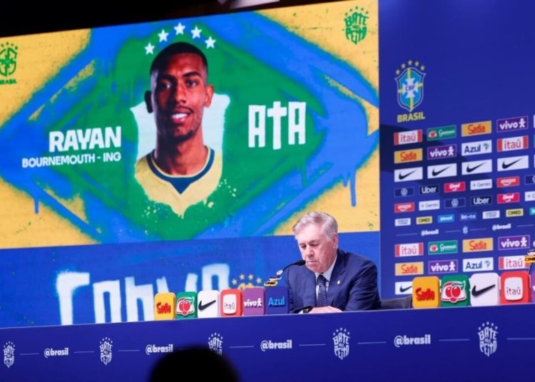 Carlo Ancelotti inicia renovação da seleção brasileira com 26 nomes para amistosos