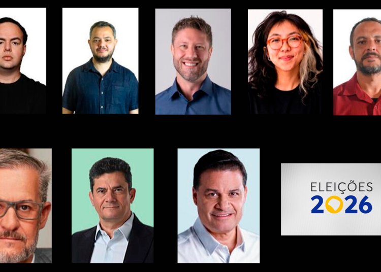 Oito nomes disputam o Palácio Iguaçu no pleito paranaense deste ano