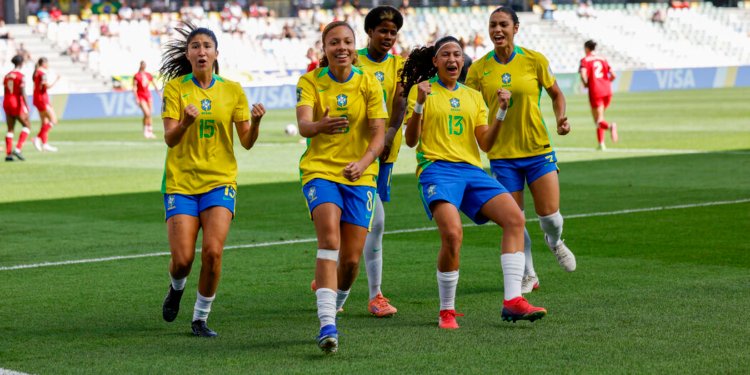 Seleção brasileira feminina Sub-20 garante vaga antecipada nas oitavas do Mundial na Polônia