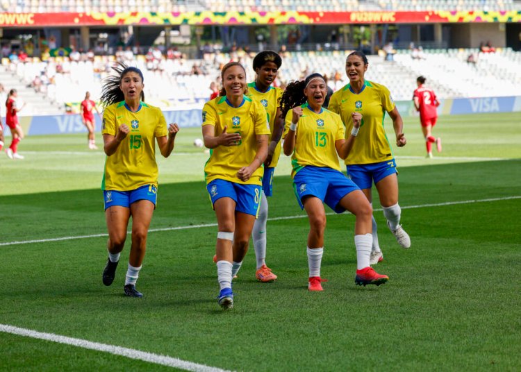 Seleção brasileira feminina Sub-20 garante vaga antecipada nas oitavas do Mundial na Polônia